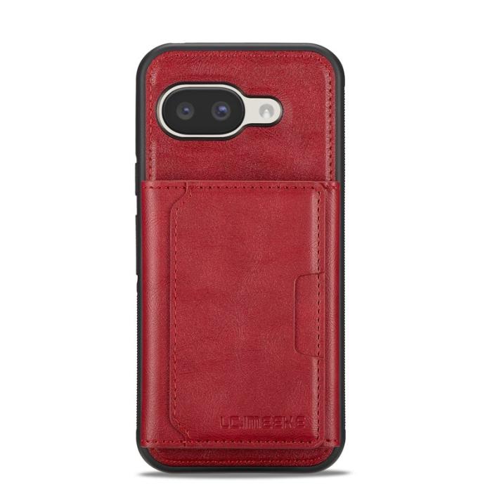 LC.imeeke - LC.IMEEKE L5 Google Pixel 9a Fodral Äkta läder - Röd