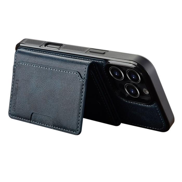 LC.imeeke - LC.IMEEKE L5 iPhone 16 Pro Max Fodral Äkta läder - Blå