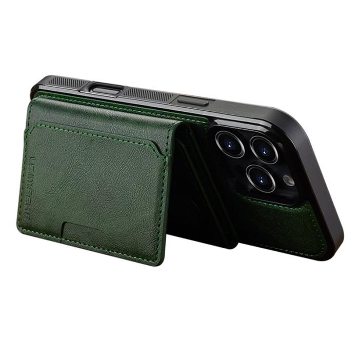 LC.imeeke - LC.IMEEKE L5 iPhone 16 Pro Max Fodral Äkta läder - Grön