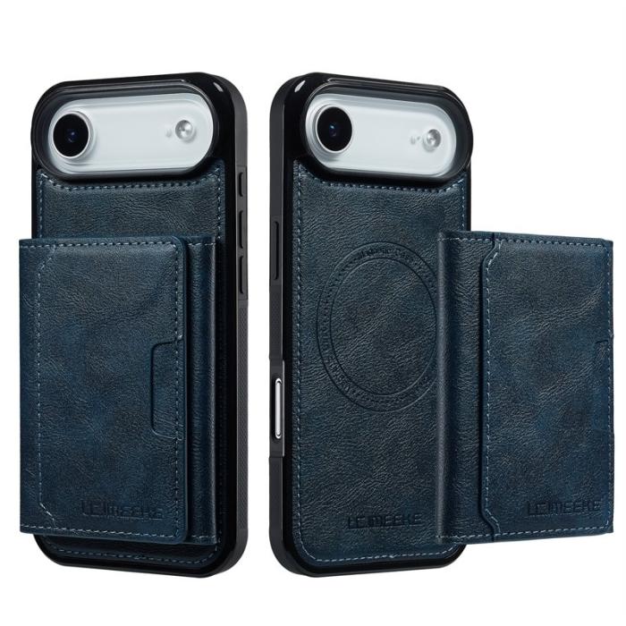 LC.imeeke - LC.IMEEKE L5 iPhone Air Fodral Äkta läder - Blå