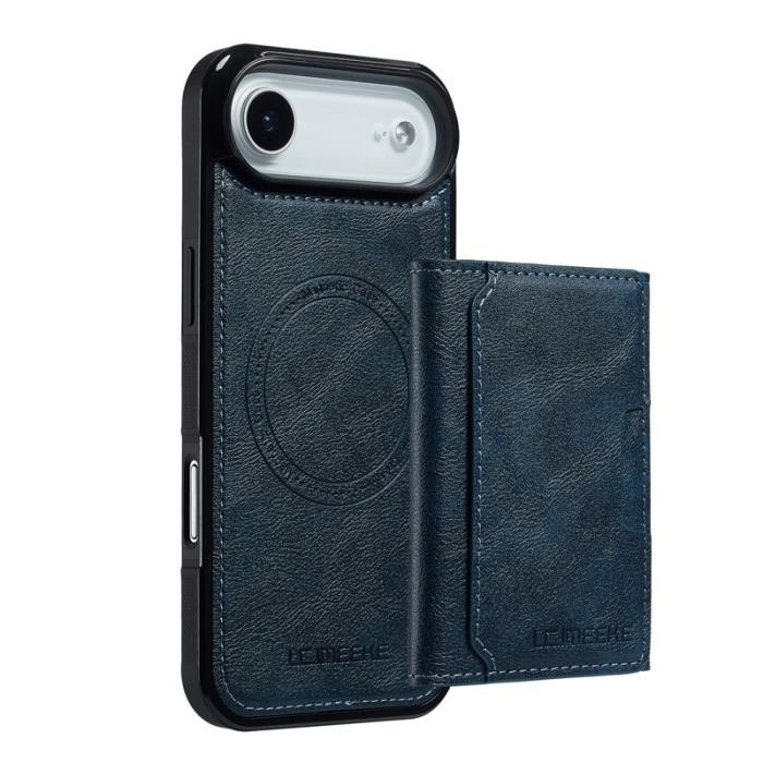 LC.imeeke - LC.IMEEKE L5 iPhone Air Fodral Äkta läder - Blå