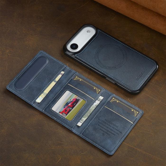 LC.imeeke - LC.IMEEKE L5 iPhone Air Fodral Äkta läder - Blå