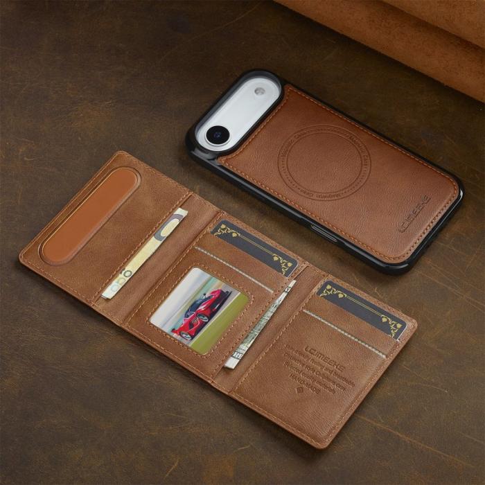 LC.imeeke - LC.IMEEKE L5 iPhone Air Fodral Äkta läder - Brun