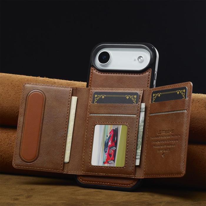 LC.imeeke - LC.IMEEKE L5 iPhone Air Fodral Äkta läder - Brun