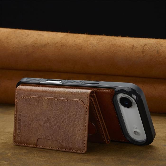 LC.imeeke - LC.IMEEKE L5 iPhone Air Fodral Äkta läder - Brun