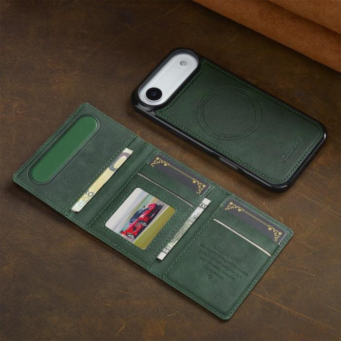 LC.imeeke - LC.IMEEKE L5 iPhone Air Fodral Äkta läder - Grön