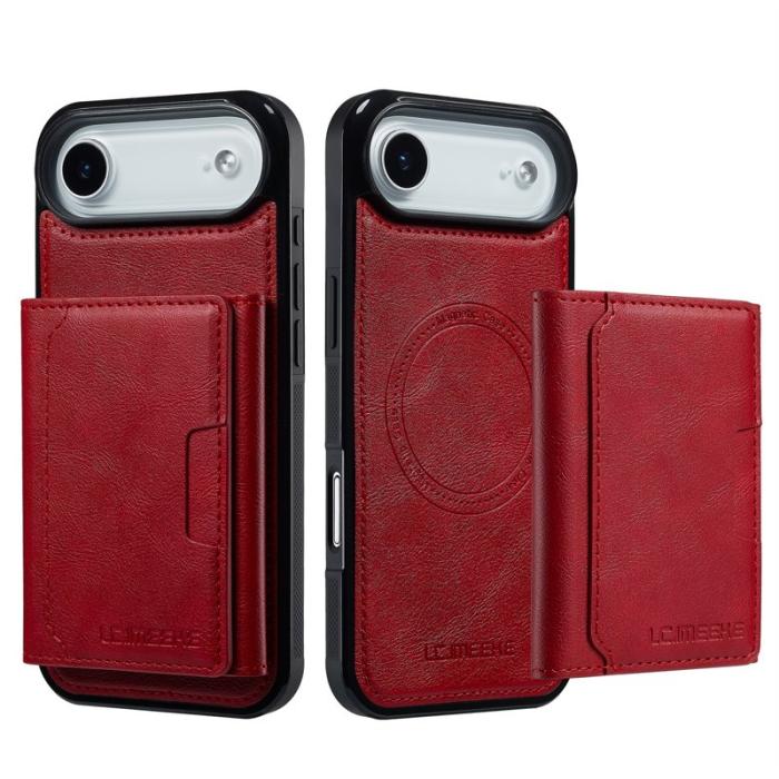 LC.imeeke - LC.IMEEKE L5 iPhone Air Fodral Äkta läder - Röd