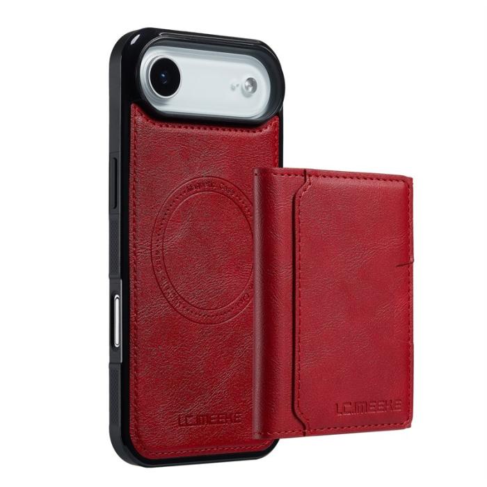 LC.imeeke - LC.IMEEKE L5 iPhone Air Fodral Äkta läder - Röd