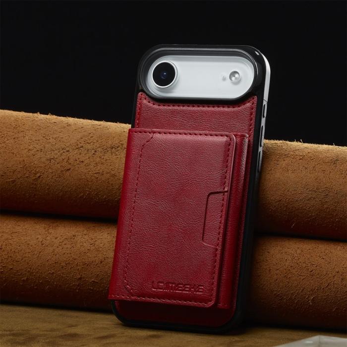 LC.imeeke - LC.IMEEKE L5 iPhone Air Fodral Äkta läder - Röd