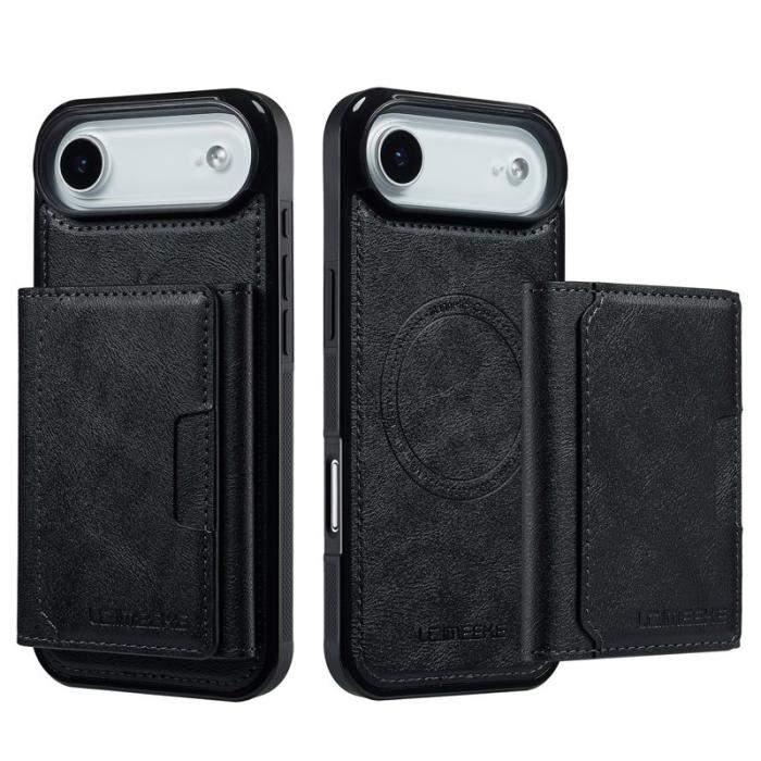 LC.imeeke - LC.IMEEKE L5 iPhone Air Fodral Äkta läder - Svart