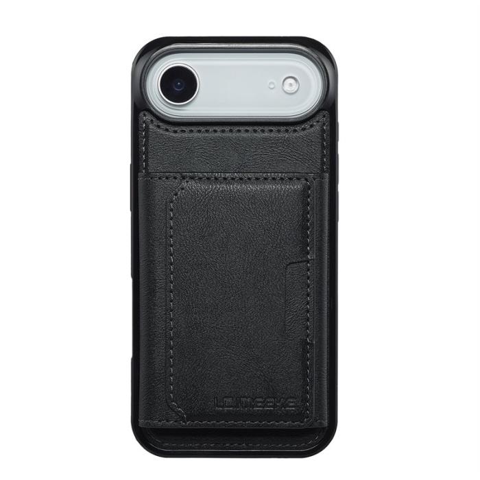 LC.imeeke - LC.IMEEKE L5 iPhone Air Fodral Äkta läder - Svart