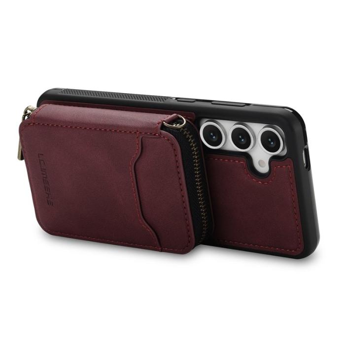 LC.imeeke - LC.IMEEKE L6 för Samsung Galaxy A35 5G Fodral - Röd