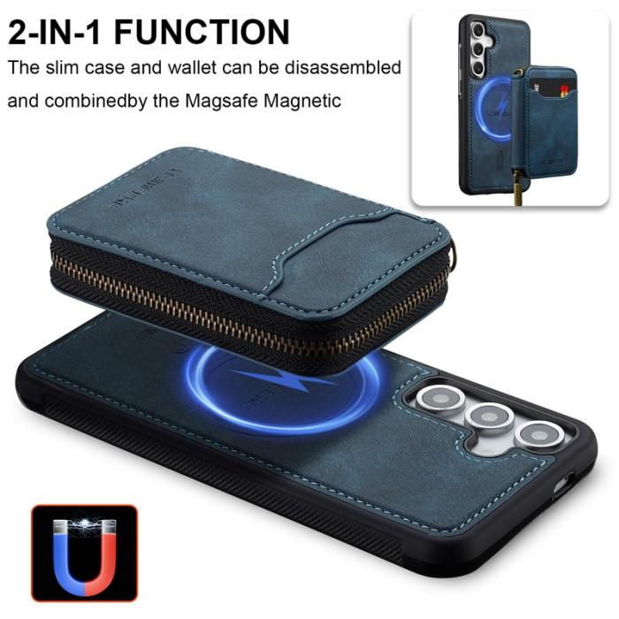 LC.imeeke - LC.IMEEKE L6 för Samsung Galaxy A55 5G Fodral - Blå