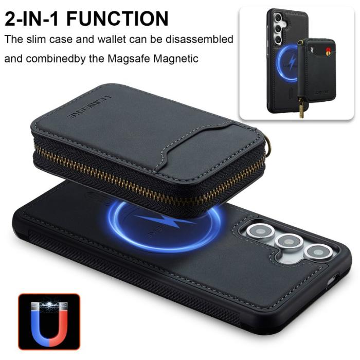 LC.imeeke - LC.IMEEKE L6 för Samsung Galaxy A56 5G Fodral - Svart