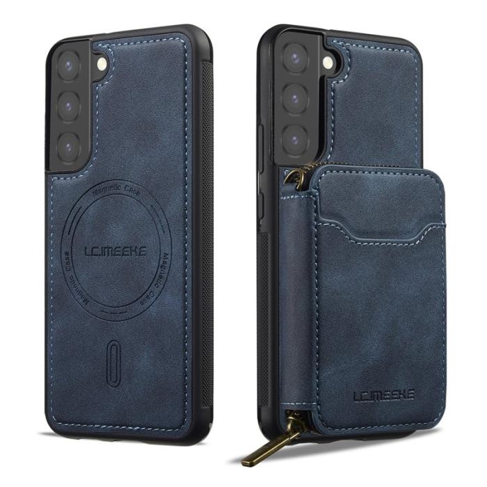 LC.imeeke - LC.IMEEKE L6 för Samsung Galaxy S21 FE 5G Fodral - Blå