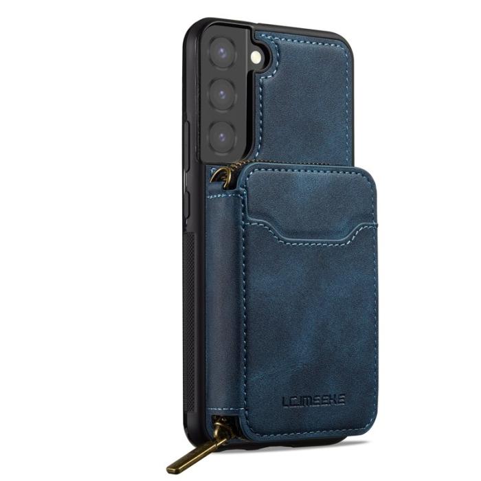 LC.imeeke - LC.IMEEKE L6 för Samsung Galaxy S21 FE 5G Fodral - Blå