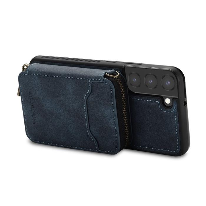 LC.imeeke - LC.IMEEKE L6 för Samsung Galaxy S21 FE 5G Fodral - Blå