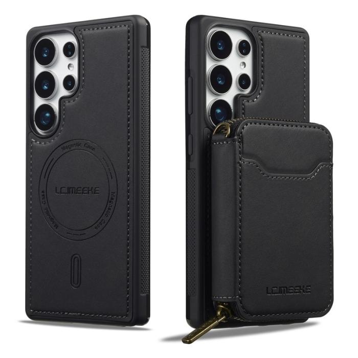 LC.imeeke - LC.IMEEKE L6 för Samsung Galaxy S22 Ultra Fodral - Svart