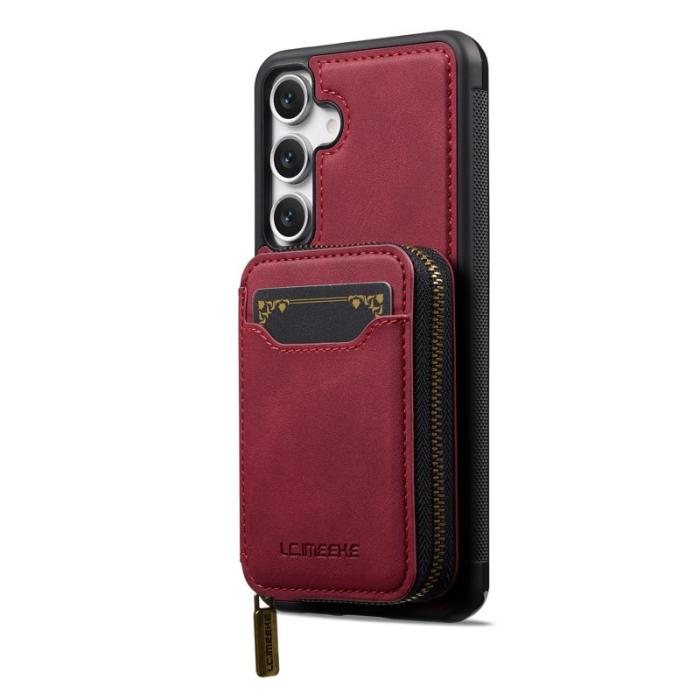 LC.imeeke - LC.IMEEKE L6 för Samsung Galaxy S23 FE Fodral - Röd