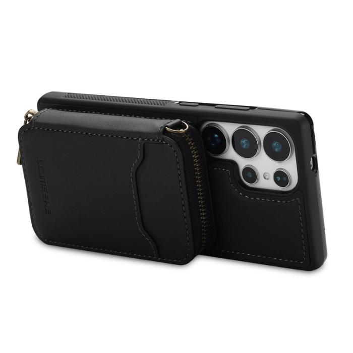 LC.imeeke - LC.IMEEKE L6 för Samsung Galaxy S23 Ultra Fodral - Svart