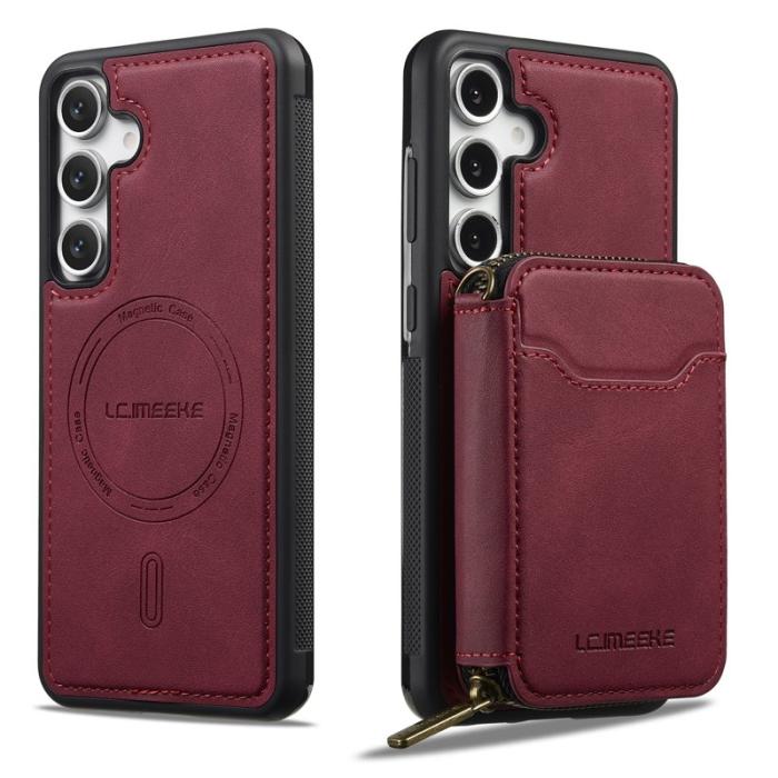 LC.imeeke - LC.IMEEKE L6 för Samsung Galaxy S24 FE Fodral - Röd