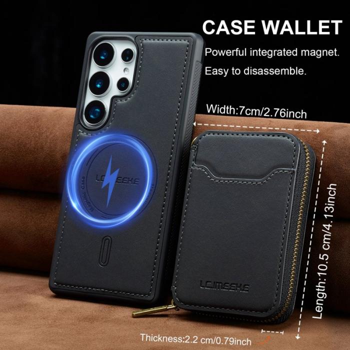 LC.imeeke - LC.IMEEKE L6 för Samsung Galaxy S25 Ultra Fodral - Svart