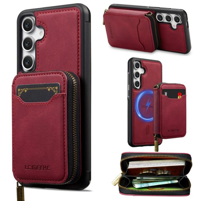 LC.imeeke - LC.IMEEKE L6 Fodral för Samsung Galaxy A17 4G/5G - Röd