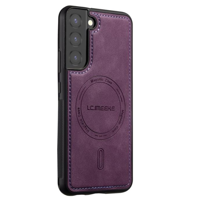 LC.imeeke - LC.IMEEKE L6 Fodral för Samsung Galaxy S21 FE 5G - Lila