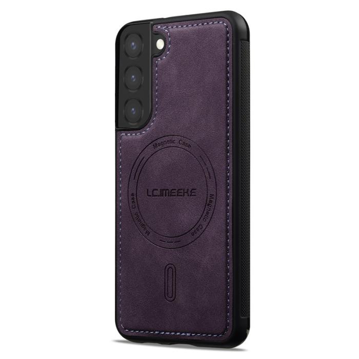 LC.imeeke - LC.IMEEKE L6 Fodral för Samsung Galaxy S21 FE 5G - Lila