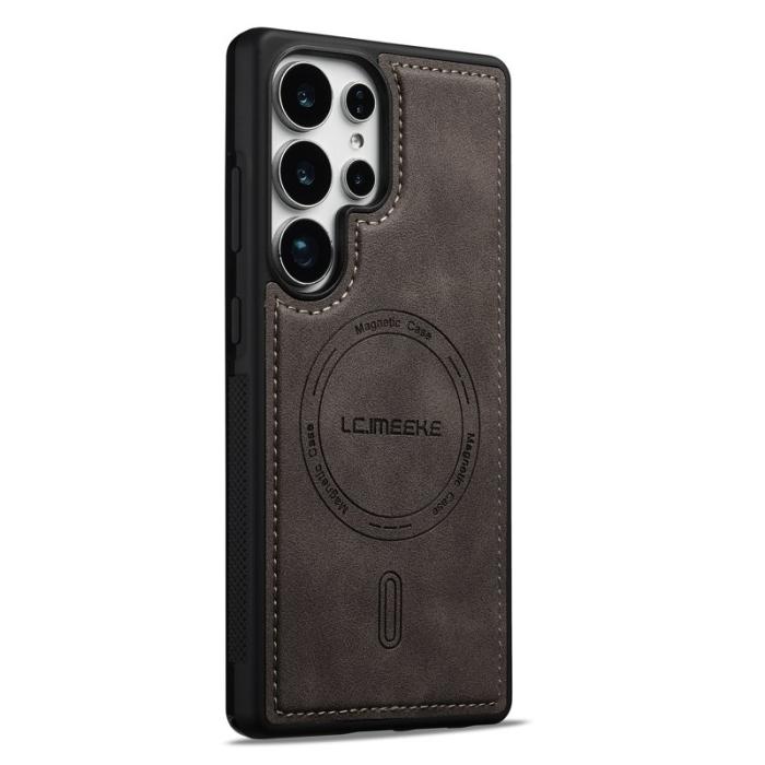 LC.imeeke - LC.IMEEKE L6 Fodral för Samsung Galaxy S25 Ultra - Kaffe