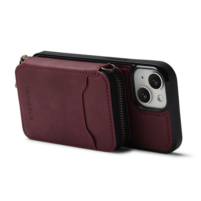 LC.imeeke - LC.IMEEKE L6 iPhone 14/13 Fodral Magnetiskt - Röd