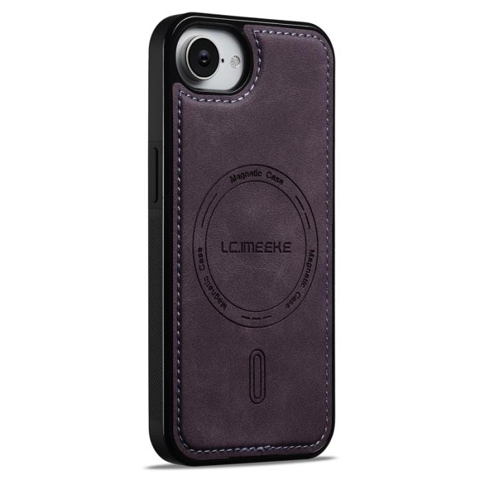 LC.imeeke - LC.IMEEKE L6 iPhone 16e Fodral PU Läder - Lila