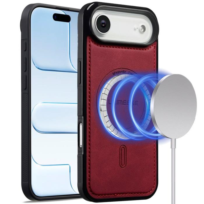 LC.imeeke - LC.IMEEKE L6 iPhone Air Fodral PU Läder - Röd