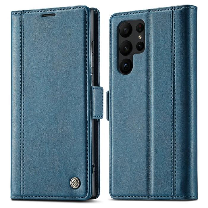 LC.imeeke - LC.IMEEKE Magnetic Fodral Samsung Galaxy S24 Ultra PU Läder - Grön