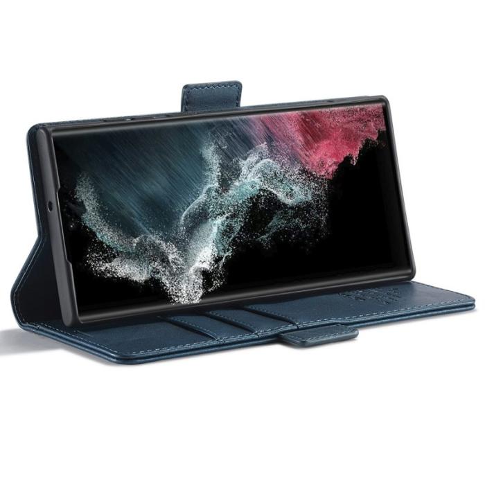 LC.imeeke - LC.IMEEKE Magnetic Fodral Samsung Galaxy S24 Ultra PU Läder - Grön