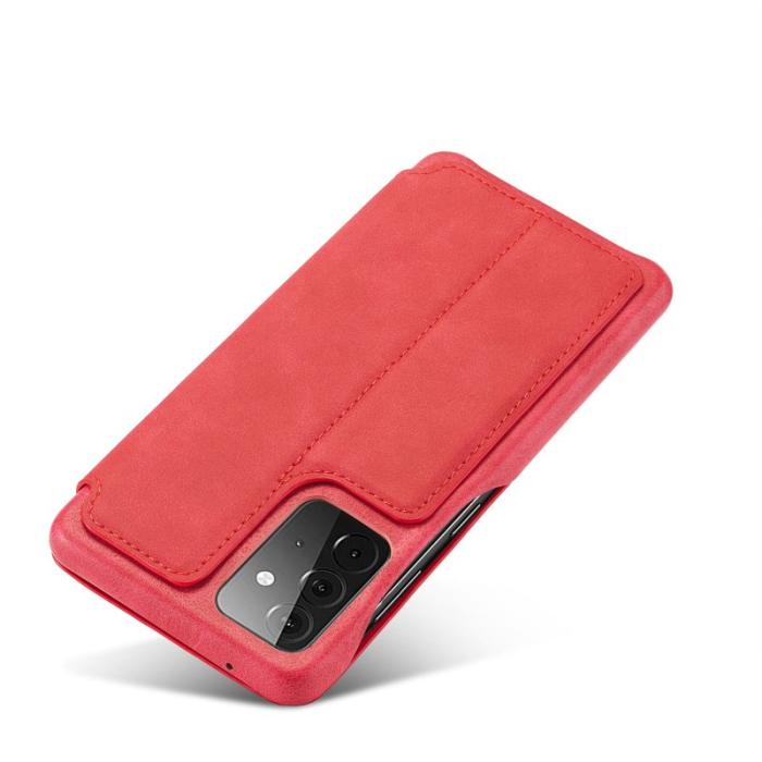 LC.imeeke - LC.IMEEKE Retro Style Fodral i Äkta läder - Röd