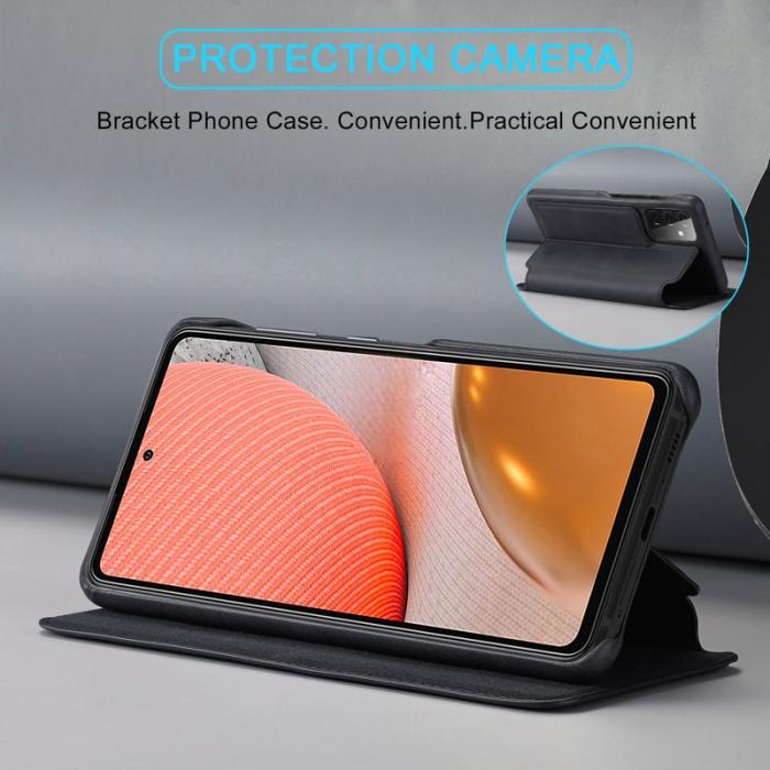 LC.imeeke - LC.IMEEKE Retro Style Fodral i Äkta läder - Svart