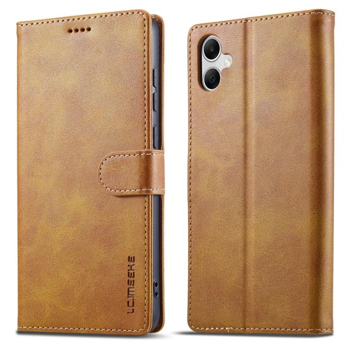 LC.imeeke - LC.IMEEKE Samsung Galaxy A06 Fodral PU Läder - Gul