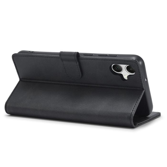 LC.imeeke - LC.IMEEKE Samsung Galaxy A06 Fodral PU Läder - Svart