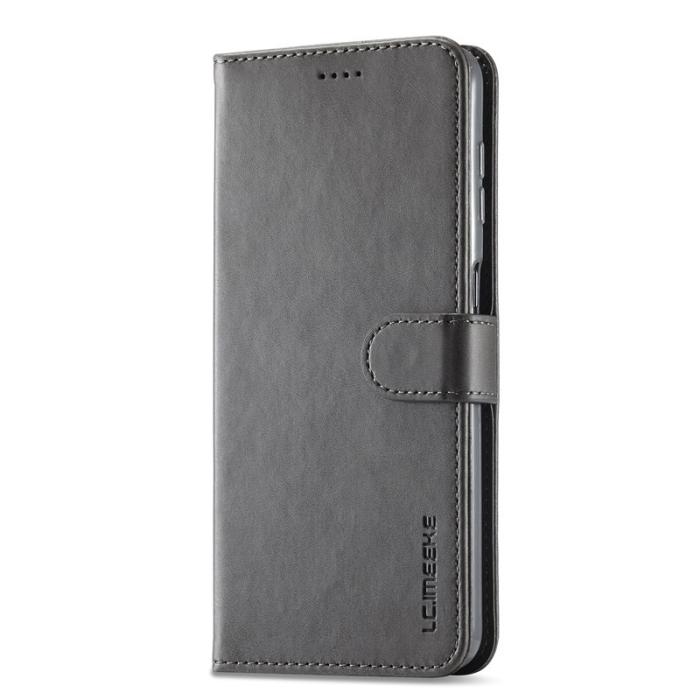 LC.imeeke - LC.IMEEKE Samsung Galaxy A13 Fodral PU Läder - Grå