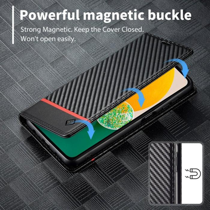 LC.imeeke - LC.IMEEKE Samsung Galaxy A13 Fodral PU Läder - Horisontell Rand