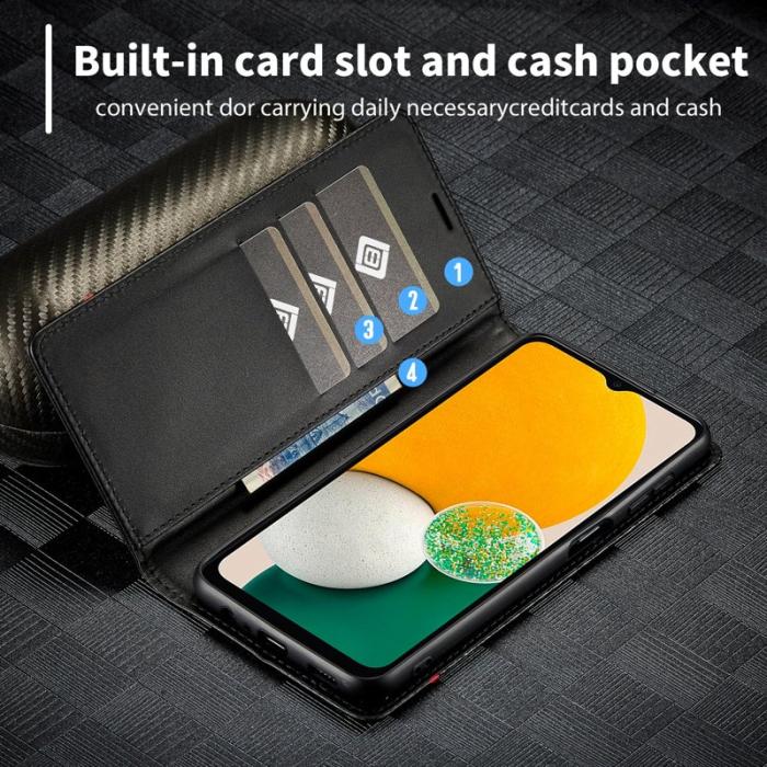 LC.imeeke - LC.IMEEKE Samsung Galaxy A13 Fodral PU Läder - Horisontell Rand