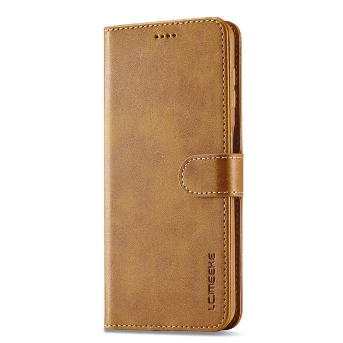 LC.imeeke - LC.IMEEKE Samsung Galaxy A13 Fodral PU Läder - Ljusbrun