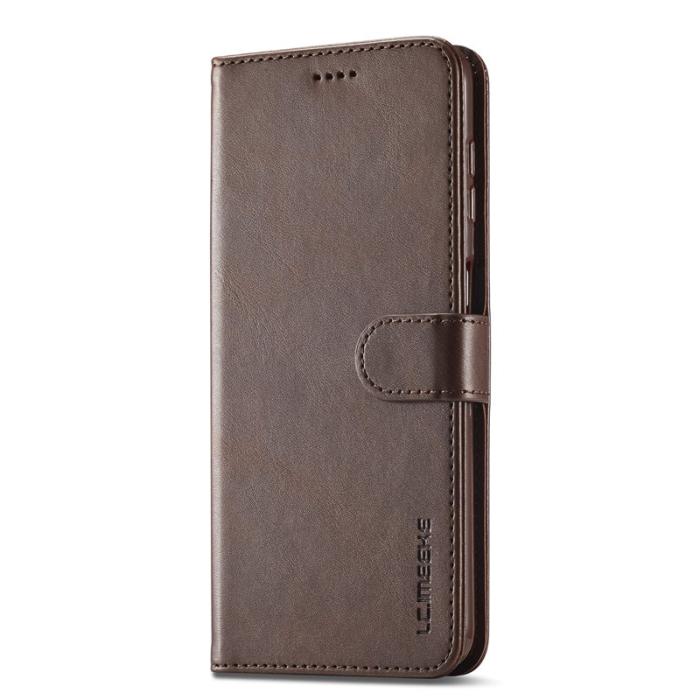 LC.imeeke - LC.IMEEKE Samsung Galaxy A13 Fodral PU Läder - Mörkbrun