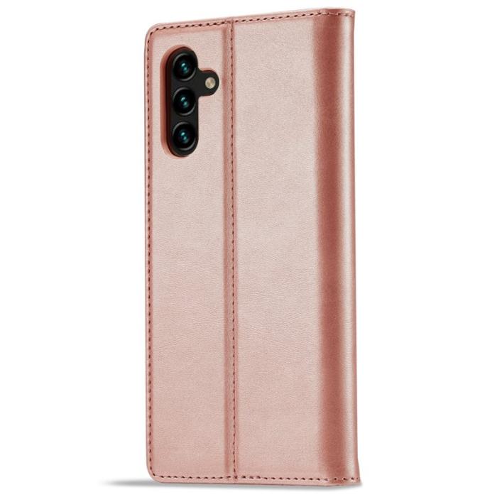 LC.imeeke - LC.IMEEKE Samsung Galaxy A13 Fodral - PU Läder - Rose Gold