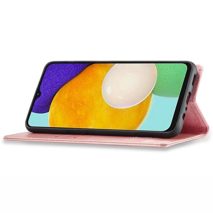 LC.imeeke - LC.IMEEKE Samsung Galaxy A13 Fodral - PU Läder - Rose Gold