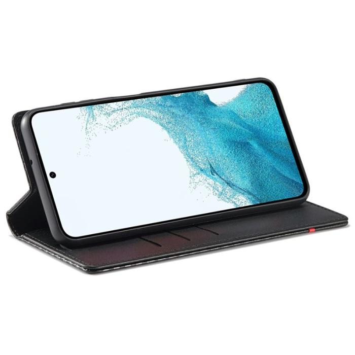 LC.imeeke - LC.IMEEKE Samsung Galaxy A16 Fodral Äkta läder - Vit