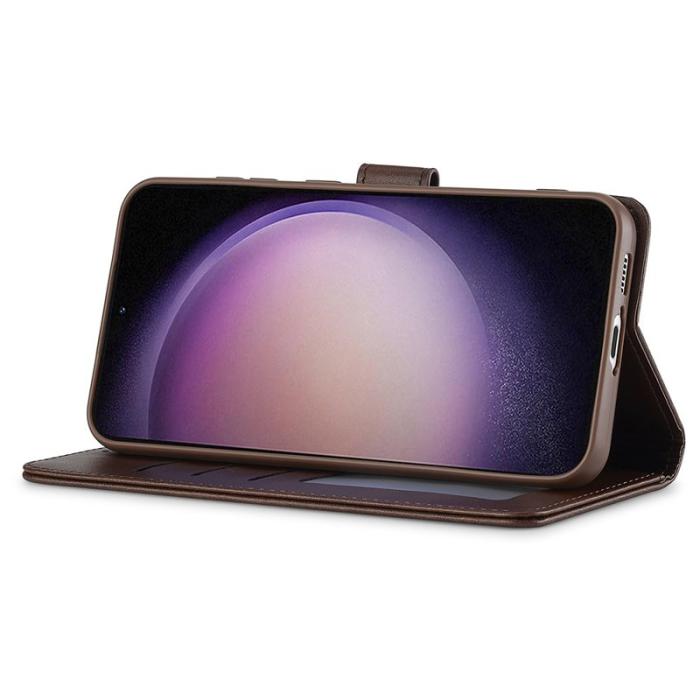 LC.imeeke - LC.IMEEKE Samsung Galaxy A16 Fodral PU Läder - Brun