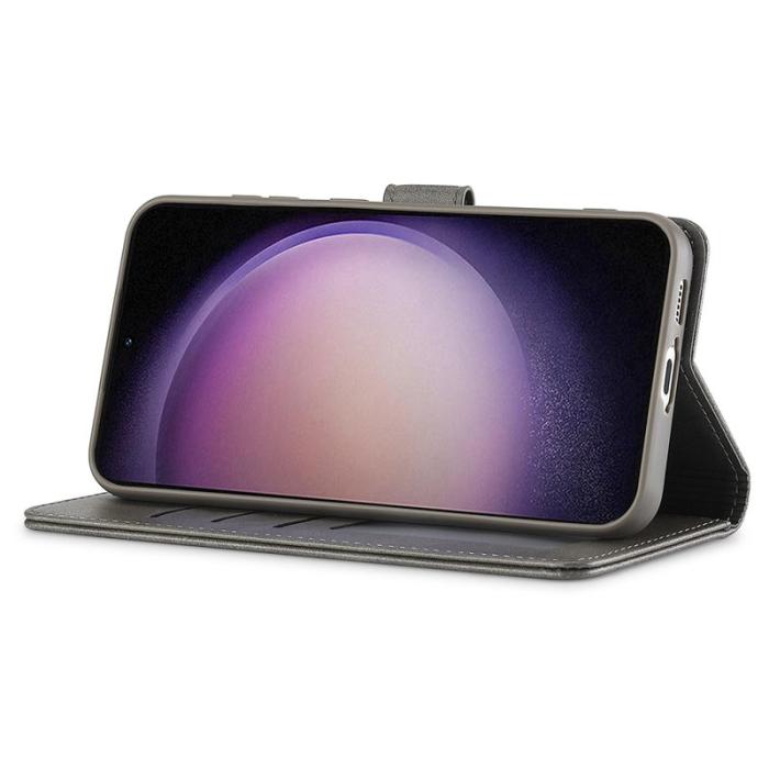 LC.imeeke - LC.IMEEKE Samsung Galaxy A16 Fodral PU-läder - Grå