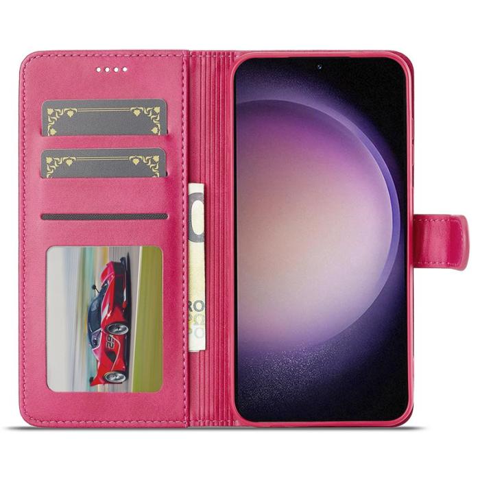 LC.imeeke - LC.IMEEKE Samsung Galaxy A16 Fodral PU Läder - Rosa